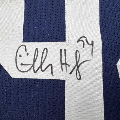 Autographed/Signed Charles Haley Dallas Thanksgiving Day Football Jersey JSA COA