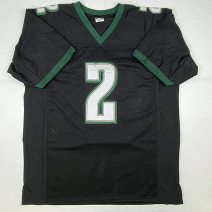 Autographed/Signed Jalen Hurts Philadelphia Black Football Jersey JSA COA