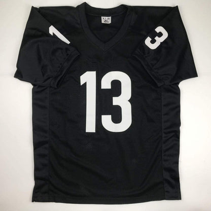 Autographed/Signed Jamie Foxx Willie Beamen Any Given Sunday Black Football Jersey JSA COA