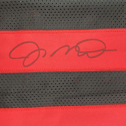 Autographed/Signed Joe Montana San Francisco Black Football Jersey JSA COA