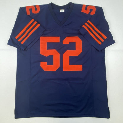 Autographed/Signed Khalil Mack Chicago Retro Blue Football Jersey JSA COA