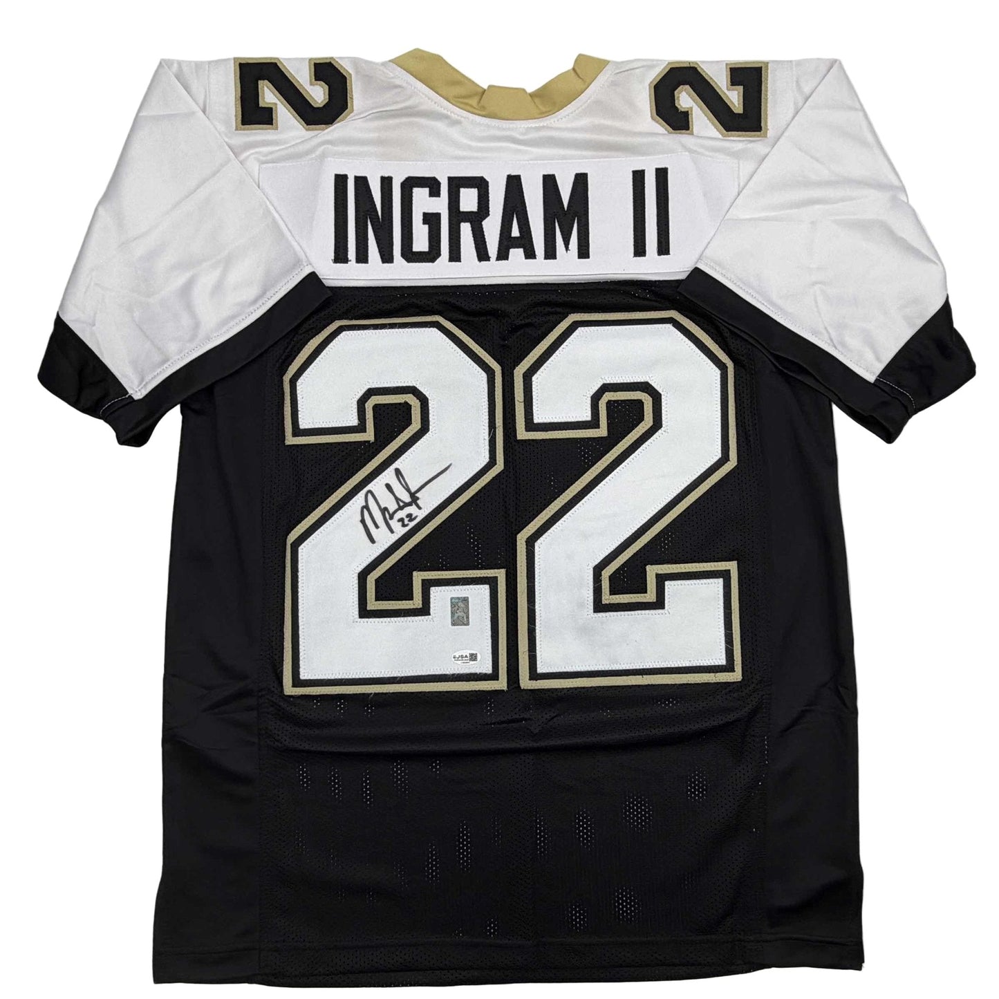 Autographed/Signed Mark Ingram II New Orleans Black Alternate Football Jersey JSA COA