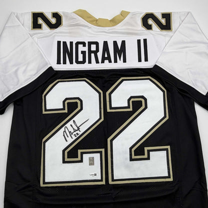 Autographed/Signed Mark Ingram II New Orleans Black Alternate Football Jersey JSA COA