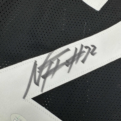 Autographed/Signed Najee Harris Pittsburgh Black Football Jersey JSA COA