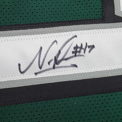 Autographed/Signed Nakobe Dean Philadelphia Green Football Jersey JSA COA