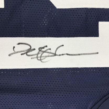 Framed Autographed/Signed Deion Sanders 35x39 Dallas Thanksgiving Day Football Jersey JSA COA