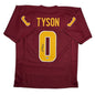 Autographed/Signed Jordyn Tyson Arizona State Maroon College Football Jersey Beckett BAS COA