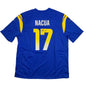 Autographed/Signed Puka Nacua #17 Los Angeles LA Rams Blue Authentic Nike Rookie Football Jersey Fanatics COA