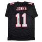 Autographed/Signed Julio Jones Atlanta Black Retro Football Jersey Beckett BAS COA
