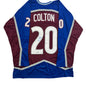Autographed/Signed Ross Colton Colorado Maroon Hockey Jersey Beckett BAS COA