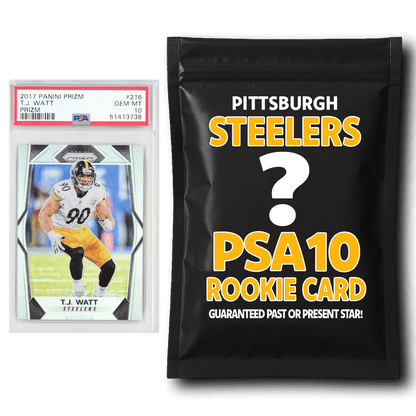 Pittsburgh Steelers PSA 10 Graded Rookie Card Mystery Pack
