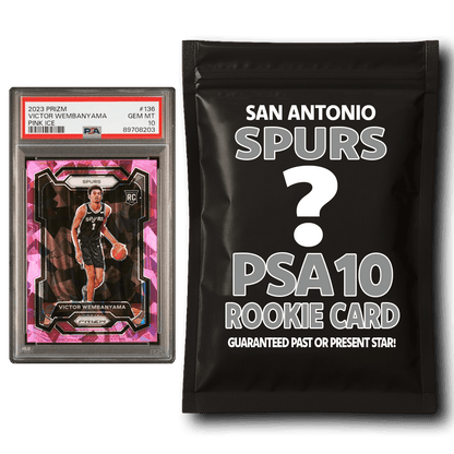 San Antonio Spurs PSA 10 Graded Rookie Card Mystery Pack