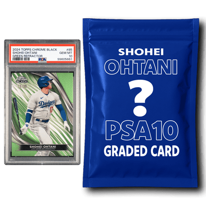 Shohei Ohtani PSA 10 Graded Los Angeles Dodgers Baseball Card Mystery Pack