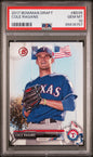 Graded 2017 Topps Bowman Draft Cole Ragans #BD35 Rookie RC Baseball Card PSA 10 Gem Mint