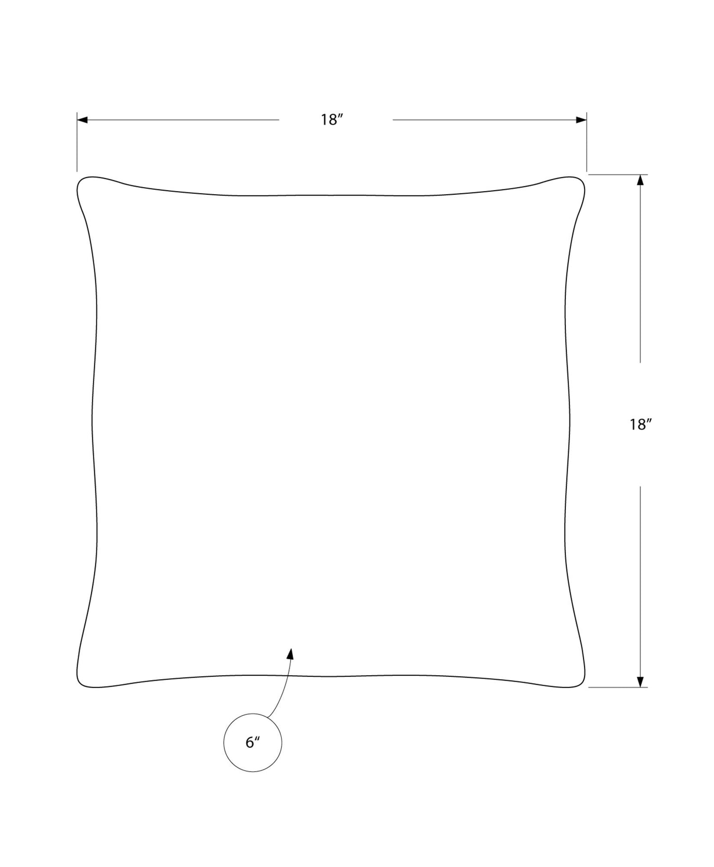 Square Pillows with Insert Included - Decorative Throw, Hypoallergenic