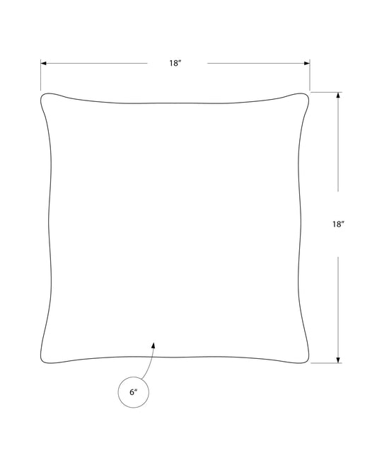 Square Pillows with Insert Included - Decorative Throw, Hypoallergenic