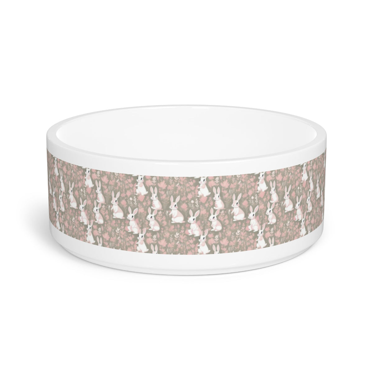 Blushing Meadow Bunny Parade Pattern - Pet Bowl