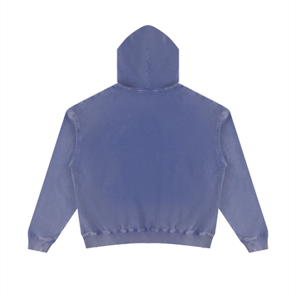 Loki & Ivy Unisex Mineral Wash Distressed Hoodie