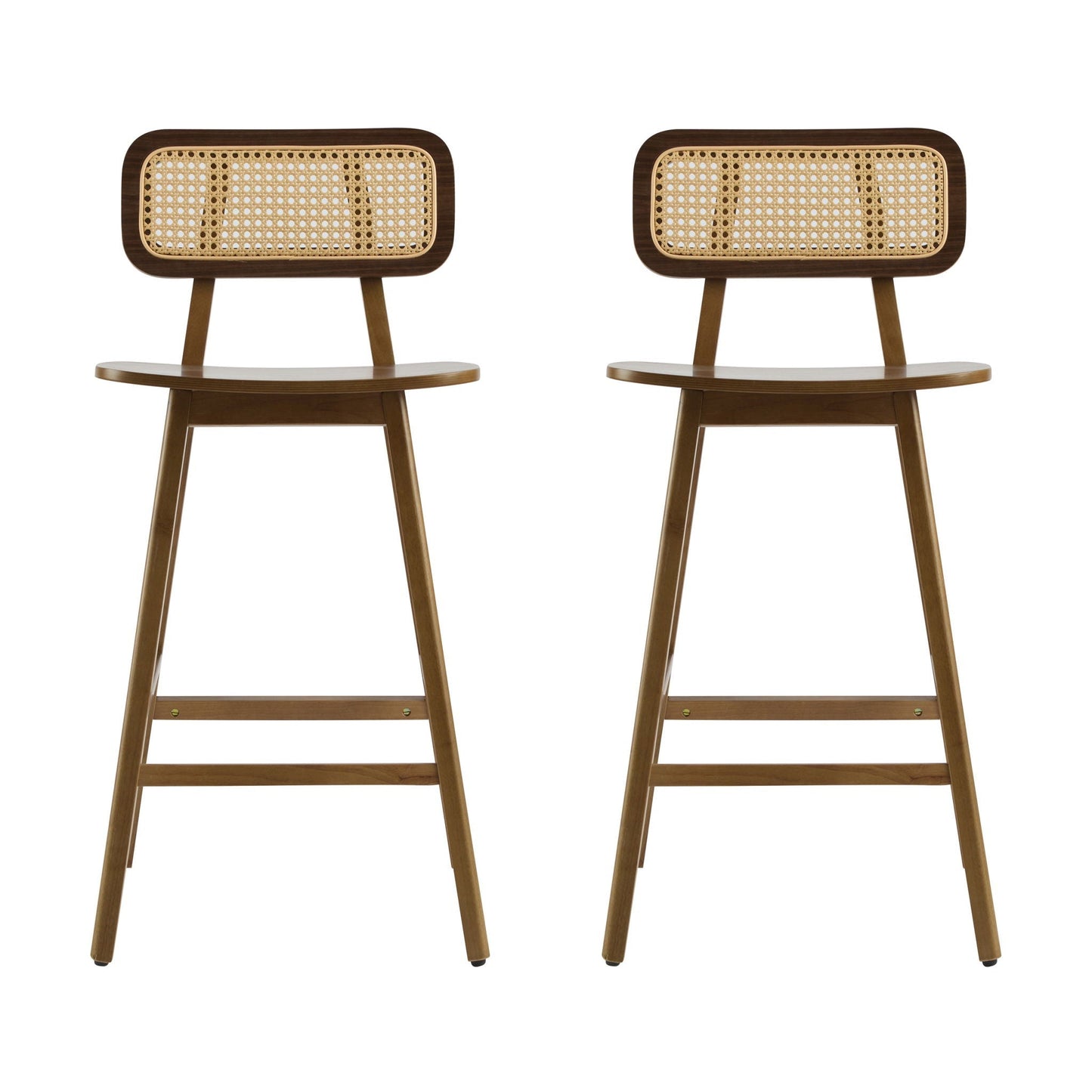 Bari Indoor Wood Barstool (Set of 2)