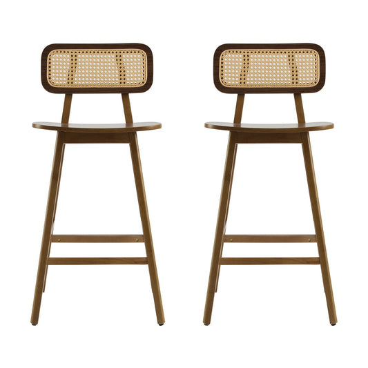 Bari Indoor Wood Barstool (Set of 2)