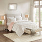 Twin/Twin XL Back Print Long Fur Comforter Mini Set