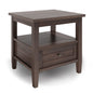 Warm Shaker - End Table - Warm Walnut Brown