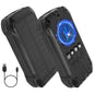 Portable Solar Charger 49800mAh Power Bank External Battery Pack 22.5W PD Fast Charging Built in 4 CablesÊ15W Wireless Charging LED Flashlight for Cam