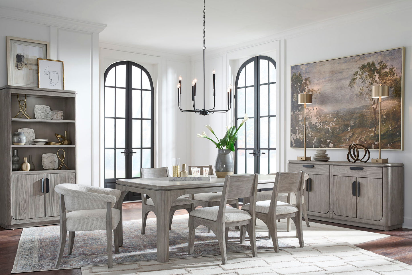Braelyn - Extendable Rectangular Dining Table - Dorian Gray