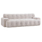 88 in. Cloud 3 Seater Chenille Sofa with Button Tufted Upholstered Couch