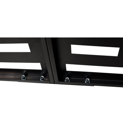 4x2 Ft Metal Air Conditioner Fence with Planter Boxes