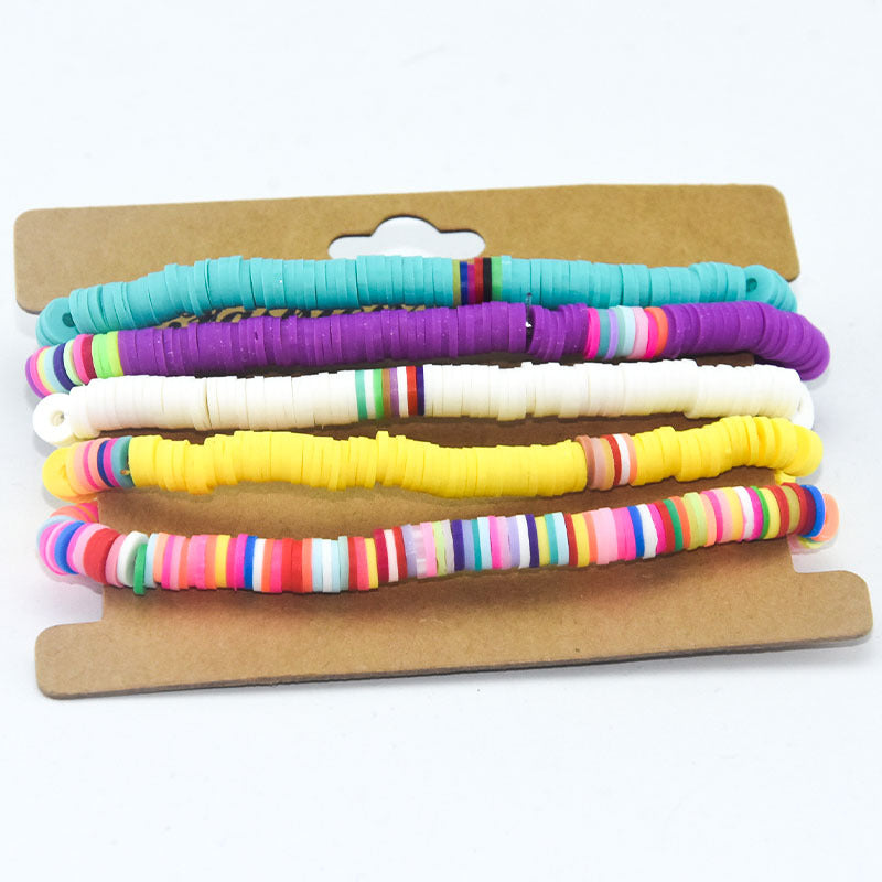 Color Soft Pottery Bracelet