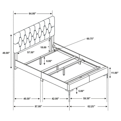 James - Panel Bed
