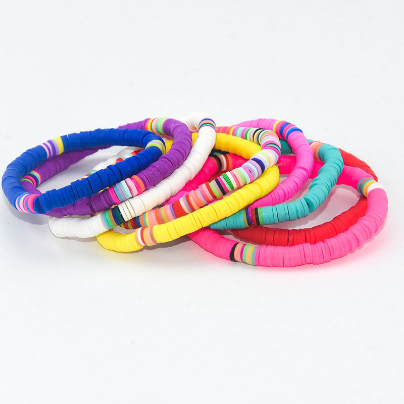 Color Soft Pottery Bracelet