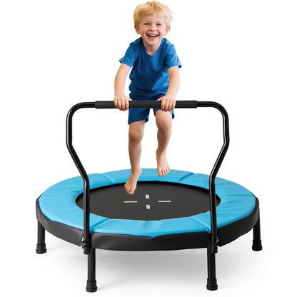40 Inch Trampoline for Kids Indoor Outdoor Fitness Trampoline