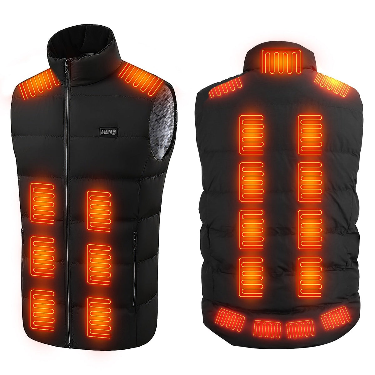 Heated Vest for Men & Women | 23-Zone USB Powered Jacket with 3 Heat Levels