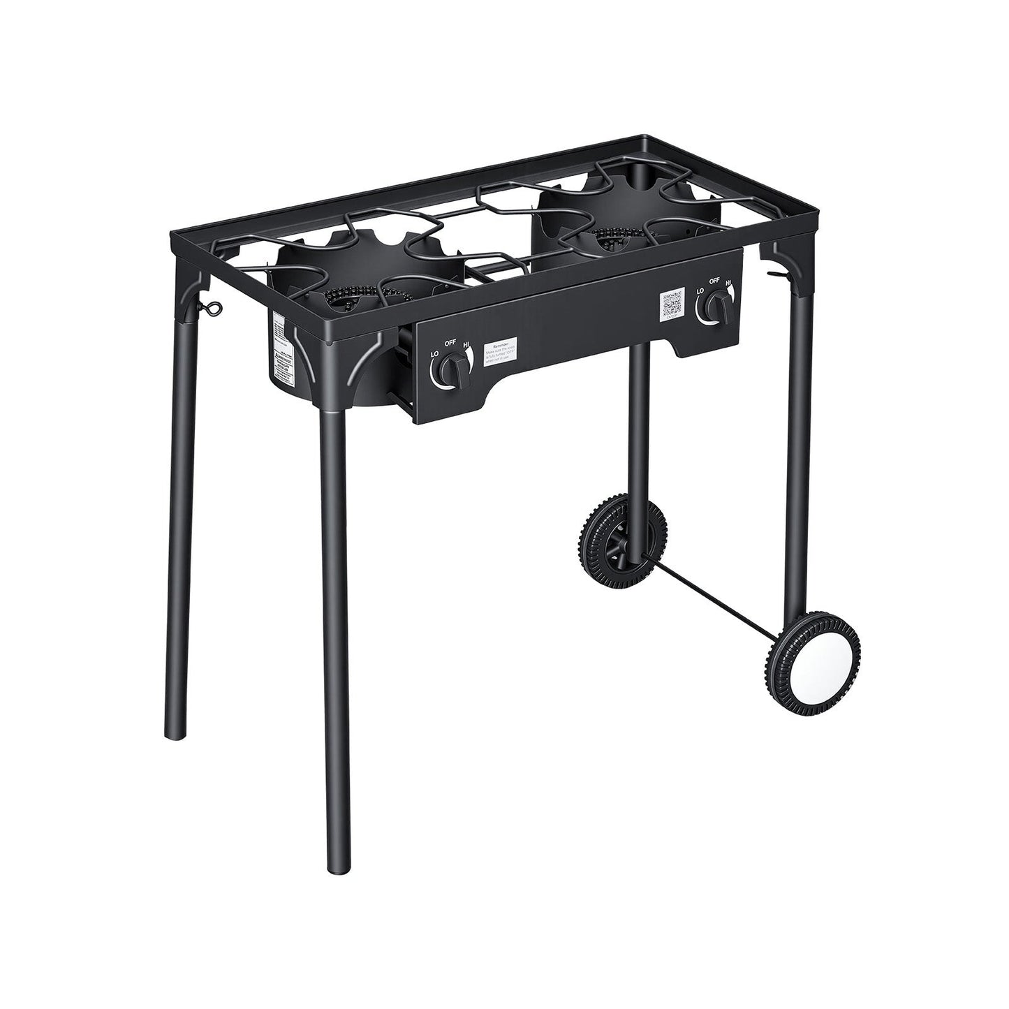 2 Burner Outdoor Propane Gas Stove, 150,000 BTU