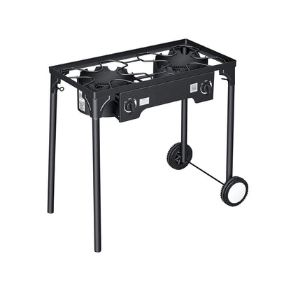 2 Burner Outdoor Propane Gas Stove, 150,000 BTU