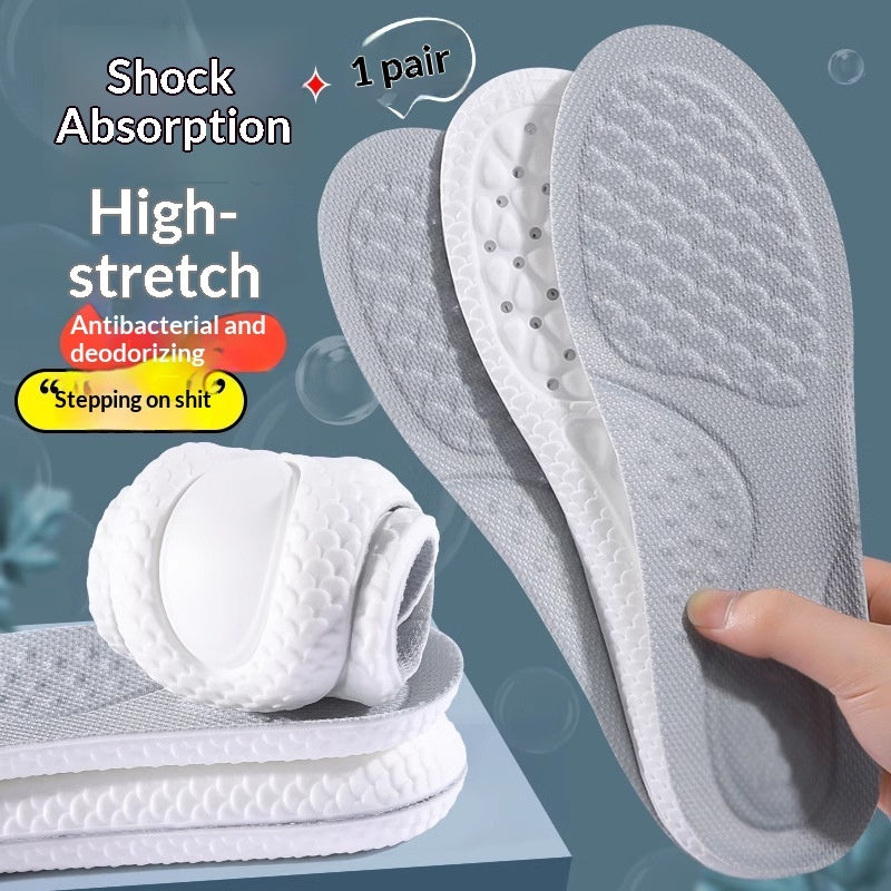 Shock-absorbing Athletic Insoles