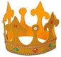 Gold Fabric King Crown