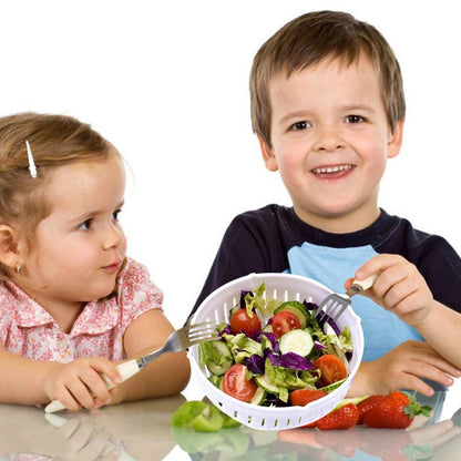 Fast Salad Maker Cutter Bowl
