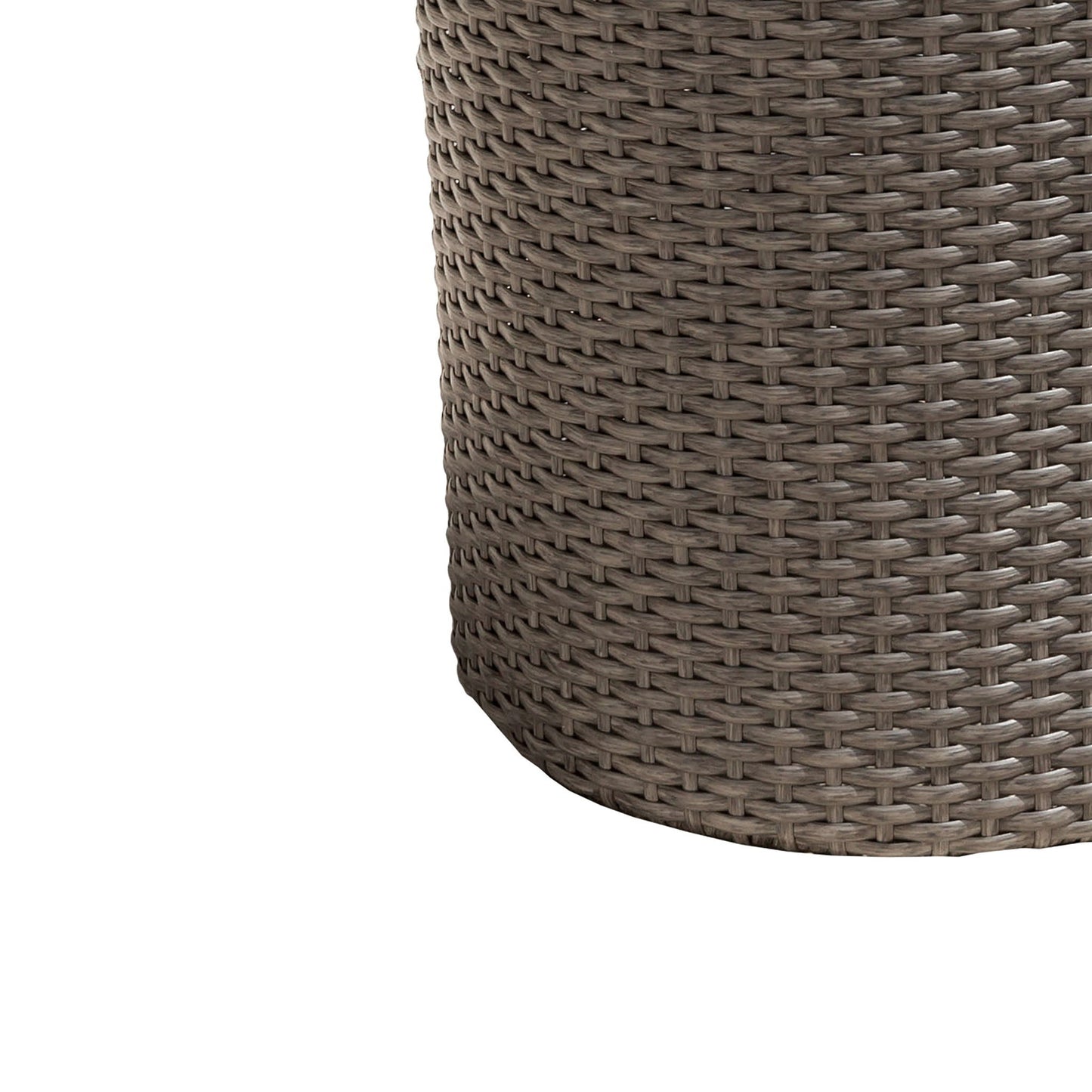 Keaton Barrel Side Table Gray