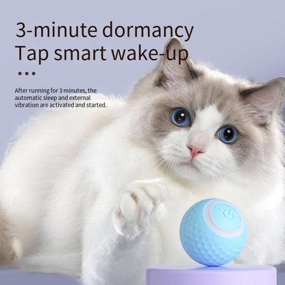 Pet Gravity Smart Rolling Ball Cat Toy For Boredom Relief