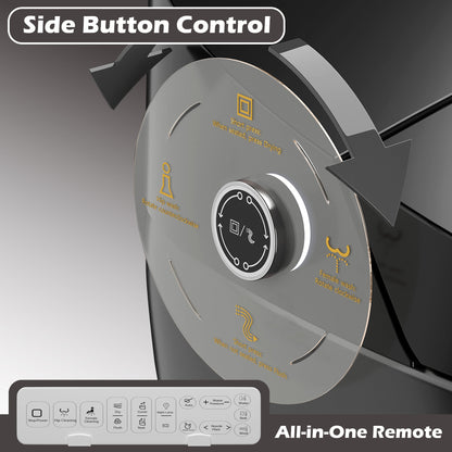 Smart Toilet with Bidet Built-In - ADA One-Piece Toilet