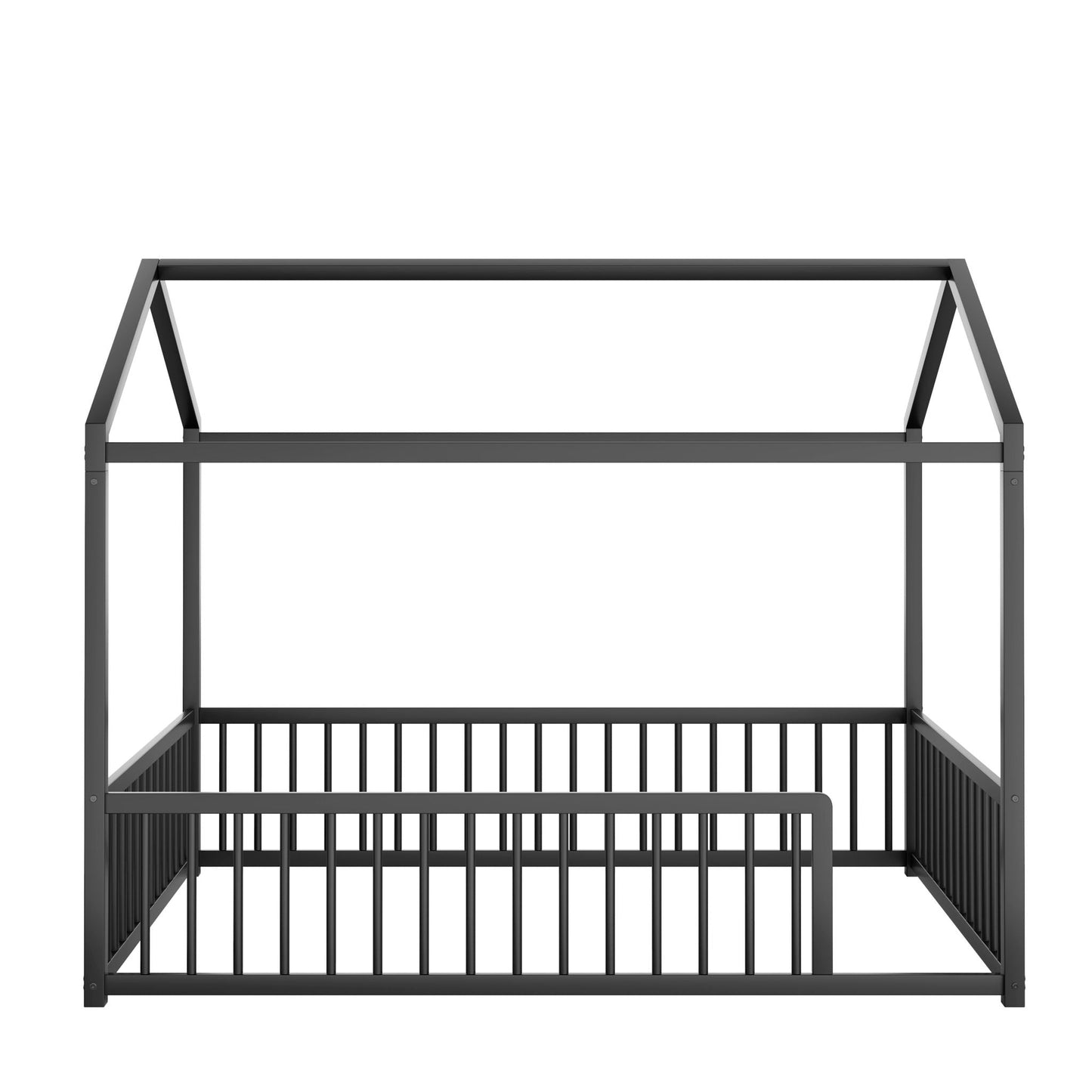 Montessori Floor Bed Frame With House Shape