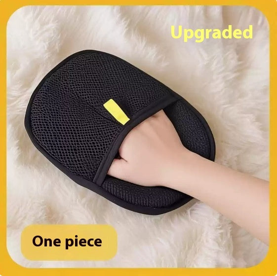 Pet Hair Remover Mitt Pet Hair Remover Gloves Deshedding Brush Glove For Dog Cat Rabbit With Long Short Curly Hair