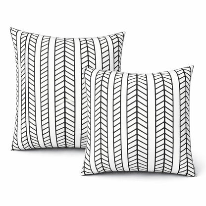 2 Pack Outdoor Throw Pillows, Waterproof & Fade-Resistant Patio Cushions
