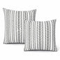 2 Pack Outdoor Throw Pillows, Waterproof & Fade-Resistant Patio Cushions