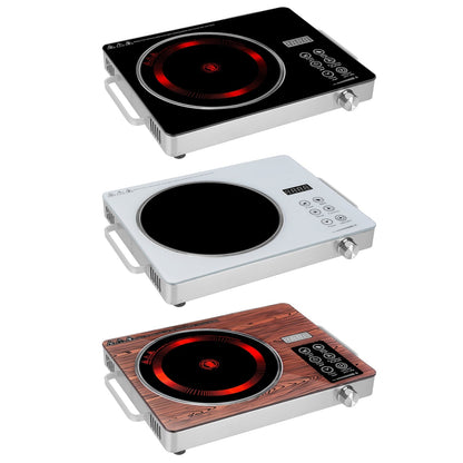 3500W Single Ceramic Electric Cooktop with 12 Power Levels & Timer