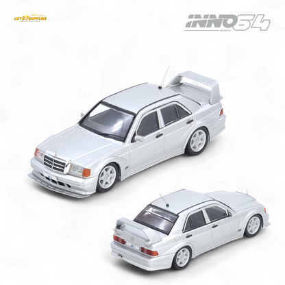 INNO64 Mercedes Benz 190E Silver 1:64