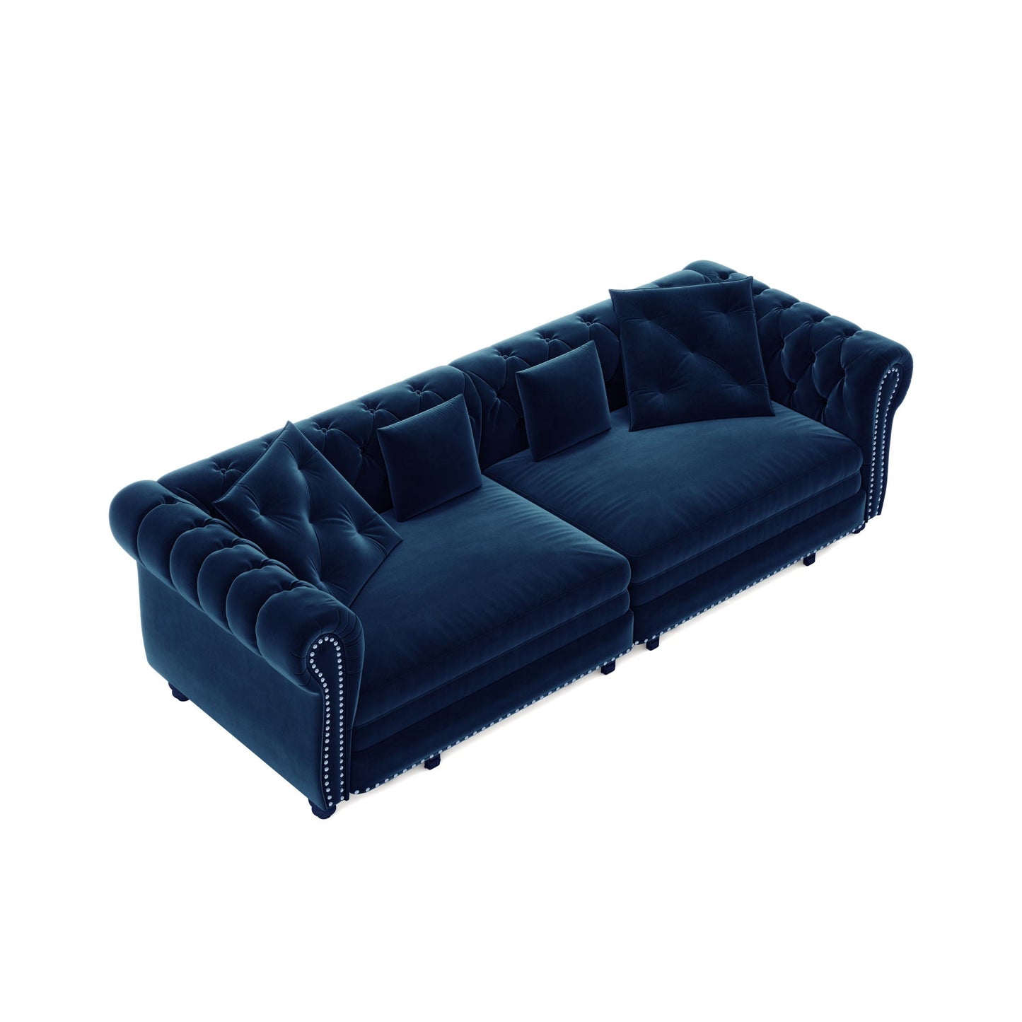 3 In 1 Pull Out Convertible Sleeper Sofa Bed, King Size, Chaise Lounge
